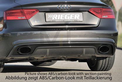 Rieger 00088050 Audi B8 B81 Rear Diffuser (A5 & S5) 1 | ML Performance EU Car Parts