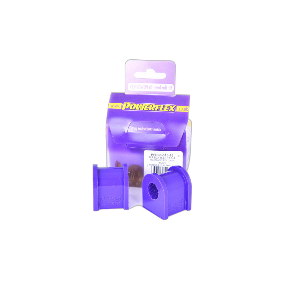 Powerflex PFR36-315-16 Mazda RX-7 Rear Anti Roll Bar Bush 16mm | ML Performance EU Car Parts