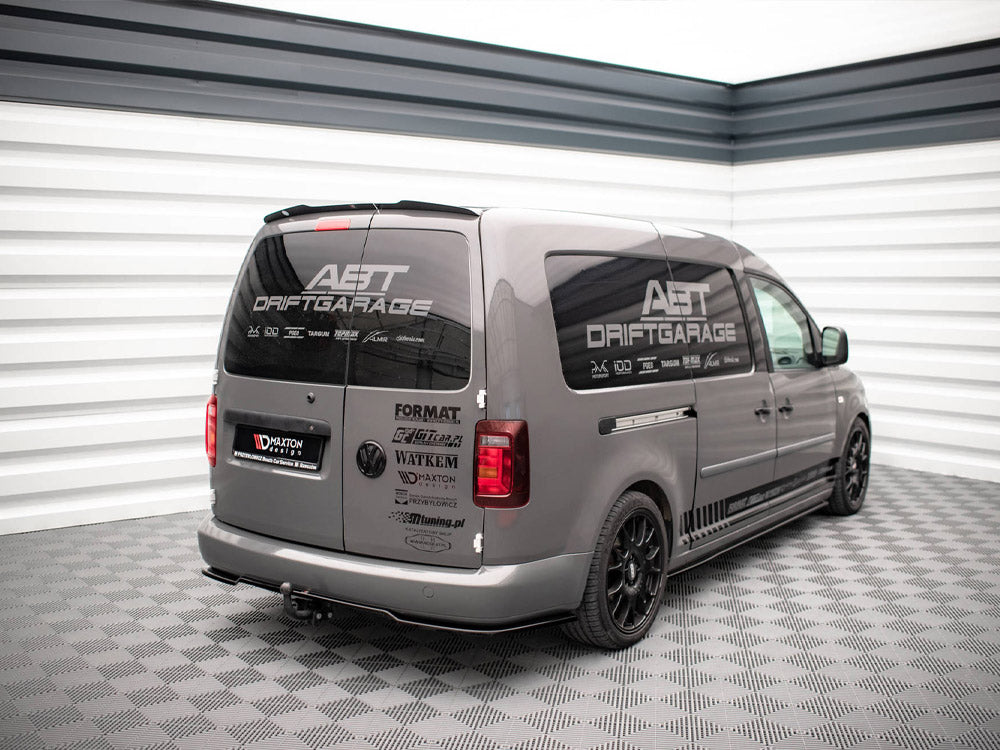 Maxton Design VW Caddy Long MK3 Facelift Central Rear Splitter