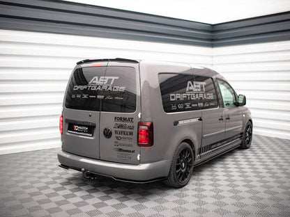 Maxton Design VW Caddy Long MK3 Facelift Central Rear Splitter