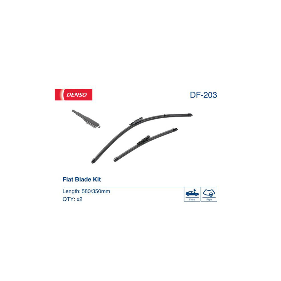 Denso Df-203 Wiper Blade For Nissan Juke (F15) | ML Performance EU Car Parts