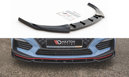 Maxton Design HY-I30-3-N-FD5T Front Splitter V.5 Hyundai I30N MK3 Hatchback / Fastback | ML Performance UK Car Parts