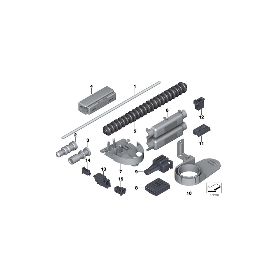Genuine BMW 61136982225 Cabrio Terminal Pin Housing, Fiber-Optics Cable (Inc. Cooper S, Cooper S ALL4 & Cooper SE ALL4) | ML Performance EU