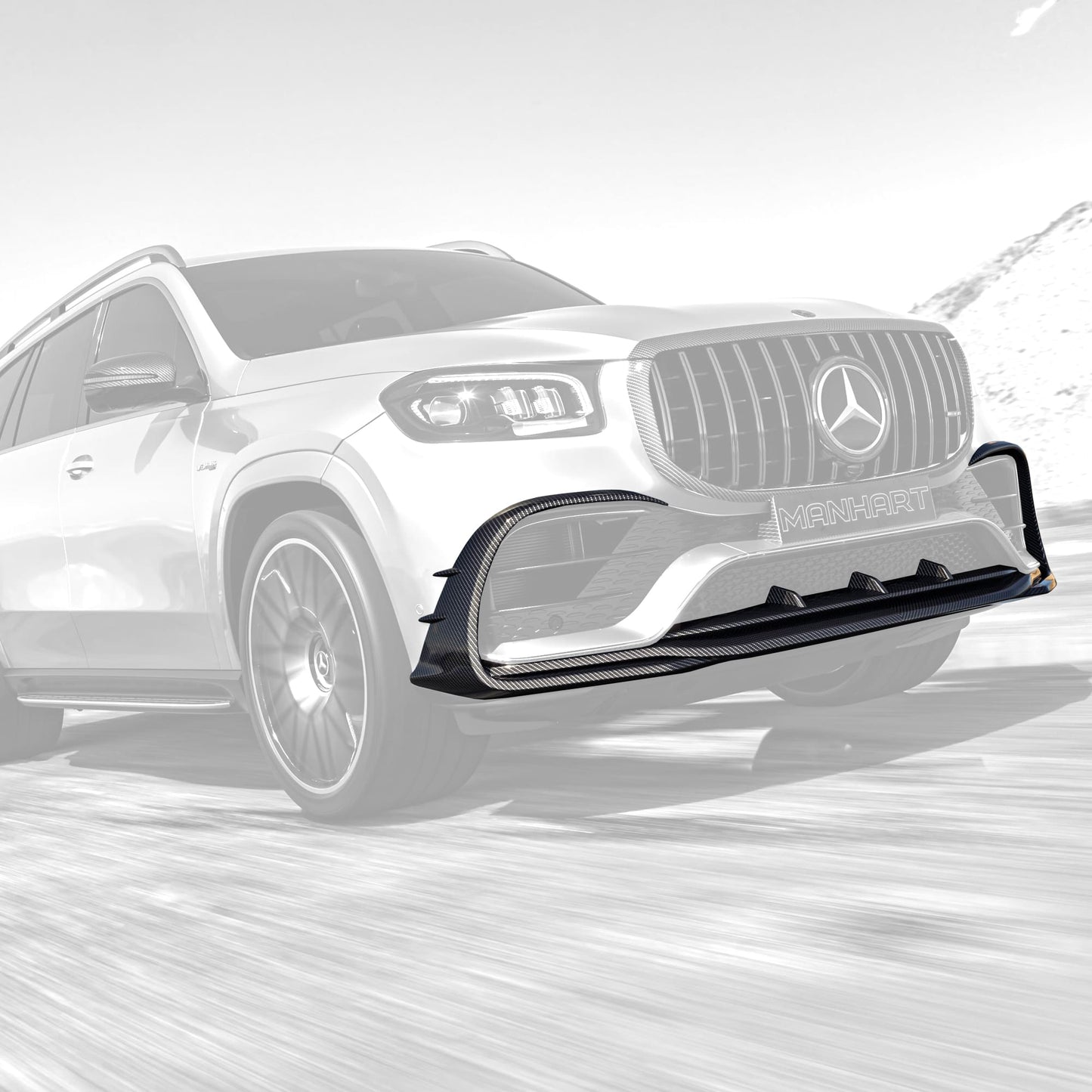 MANHART CARBON FRONT SPOILER FOR MERCEDES-AMG GLS 63