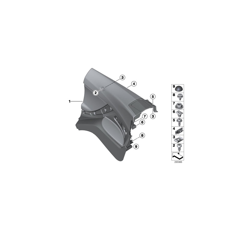 Genuine BMW 51437291817 Side Trim Cover, Leather, Left VERMILIONROT (Inc. 640dX, 650iX & 640iX) | ML Performance EU