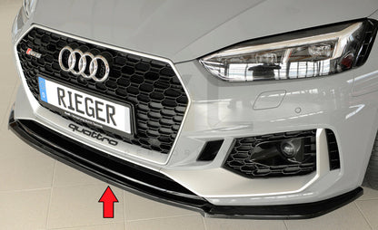 Rieger 00088202 Audi B9 F5 RS5 Front Splitter 1 | ML Performance EU Car Parts
