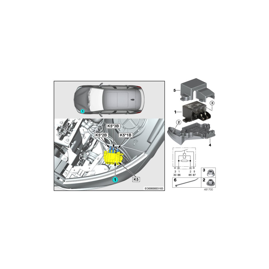 Genuine BMW 61132553329 F48 Holder (Inc. X1 25iX, X1 28iX & X1 20iX) | ML Performance EU