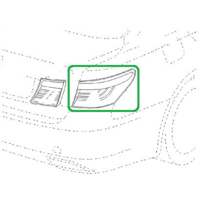 Genuine Lexus 81551-50170 LS Phase 4 O/S/R Outer Tail Light