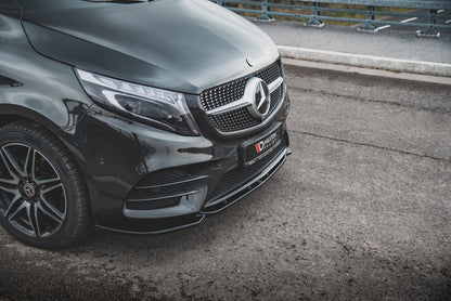 Maxton Design Mercedes Benz V-Class AMG-Line W447 Facelift Front Splitter V.1