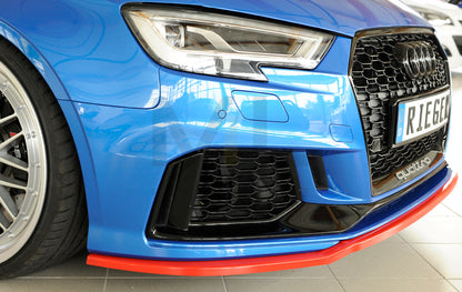 Rieger 00056810 Audi 8V RS3 Front Splitter 4 | ML Performance EU Car Parts