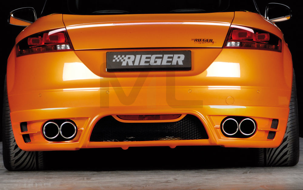 Rieger 00055156 Audi 8J TT Rear Diffuser 1 | ML Performance EU Car Parts