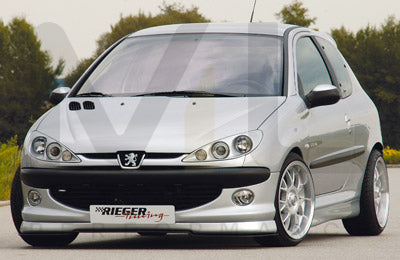 Rieger 00052200 Peugeot 206 Front Splitter 3 | ML Performance EU Car Parts