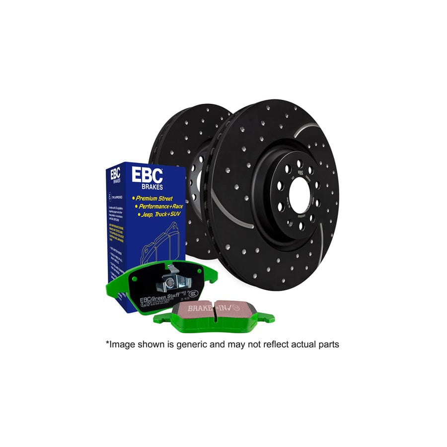 EBC PD11KR174 Mercedes-Benz W163 Greenstuff Rear Brake Pad & GD Disc Kit 1 | ML Performance UK Car Parts