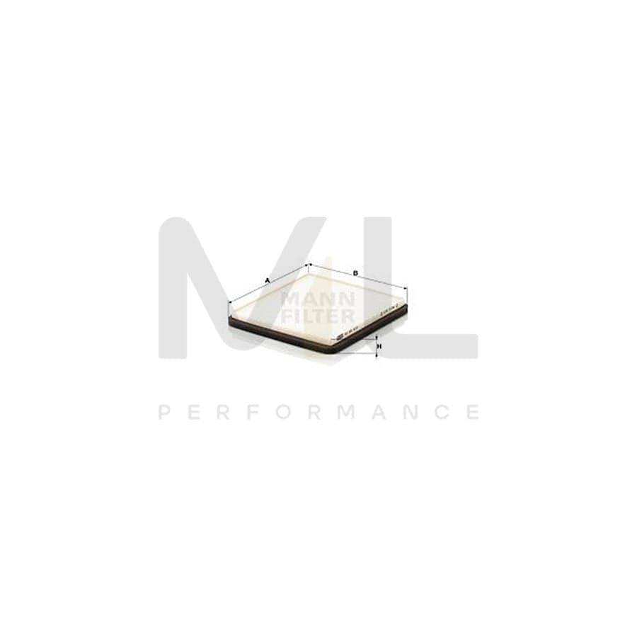 MANN-FILTER CU 20 010 Pollen filter for CHEVROLET SPARK Particulate Filter | ML Performance Car Parts