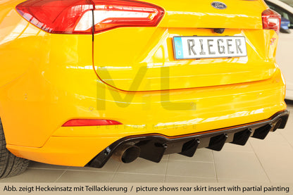 Rieger 00088241 Ford DEH Focus 4 ST Rear Diffuser 2 | ML Performance EU Car Parts