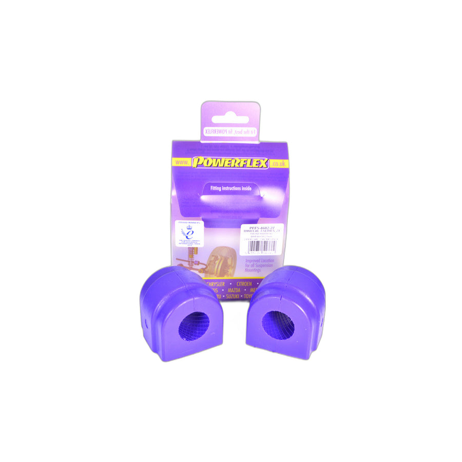 Powerflex PFF5-4602-27 BMW E39 E46 E85 Front Anti Roll Bar Mounting Bush 27mm (Inc. Z4M, M3, M5) | ML Performance EU Car Parts