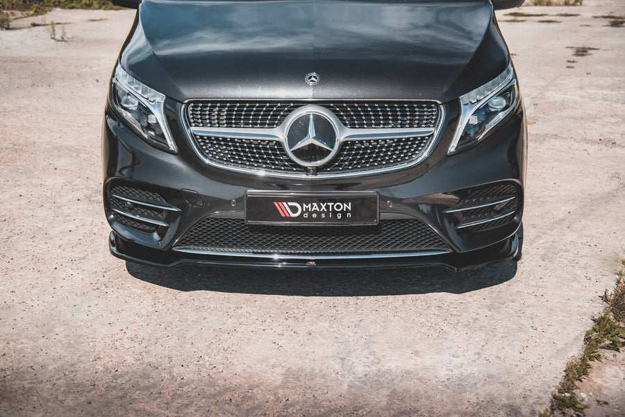 Maxton Design Mercedes Benz V-Class AMG-Line W447 Facelift Front Splitter V.4