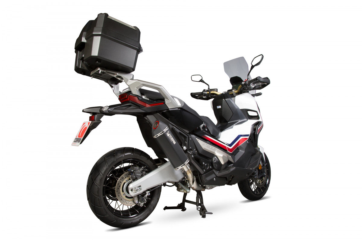 Scorpion RHA178BCER Honda X-ADV 750 Serket Parallel Slip-On - Black Ceramic Coated Sleeve | ML Performance EU EU