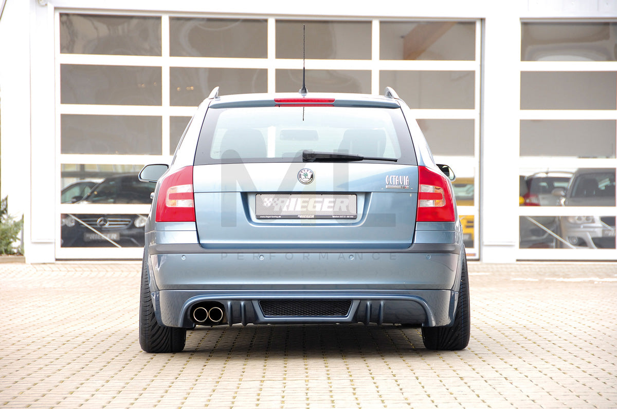 Rieger 00079008 Skoda 1Z Octavia Rear Diffuser 1 | ML Performance EU Car Parts