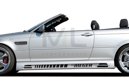 Rieger 00050227 BMW 3 Series E46 Side Skirt (Inc. M3) 1 | ML Performance EU Car Parts