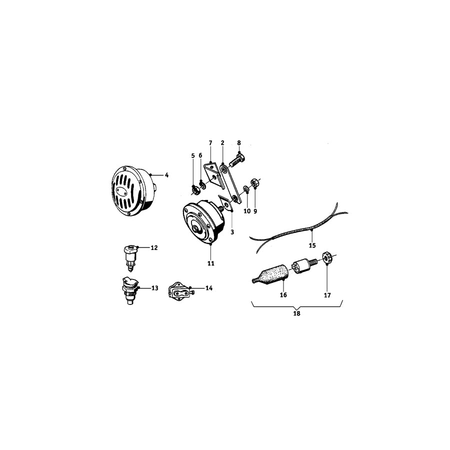 Genuine BMW 61138060106 Plug Housing (Inc. R50, R60/2 & R 80 GS) | ML Performance EU