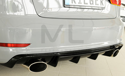 Rieger 00088159 Audi 8V Rear Diffuser (A3 & S3) 7 | ML Performance EU Car Parts