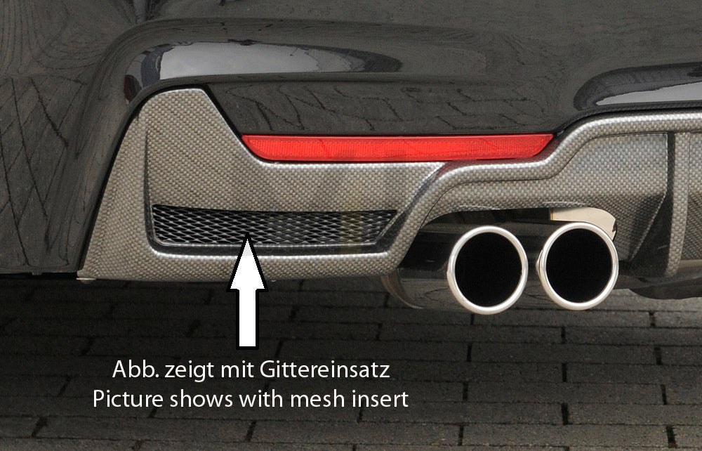 Rieger 00053479 BMW 4 Series F32 F33 F36 Rear Diffuser 9 | ML Performance EU Car Parts