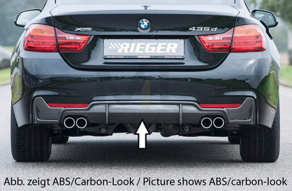 Rieger 00053480 BMW 4 Series F32 F33 F36 Rear Diffuser 1 | ML Performance EU Car Parts