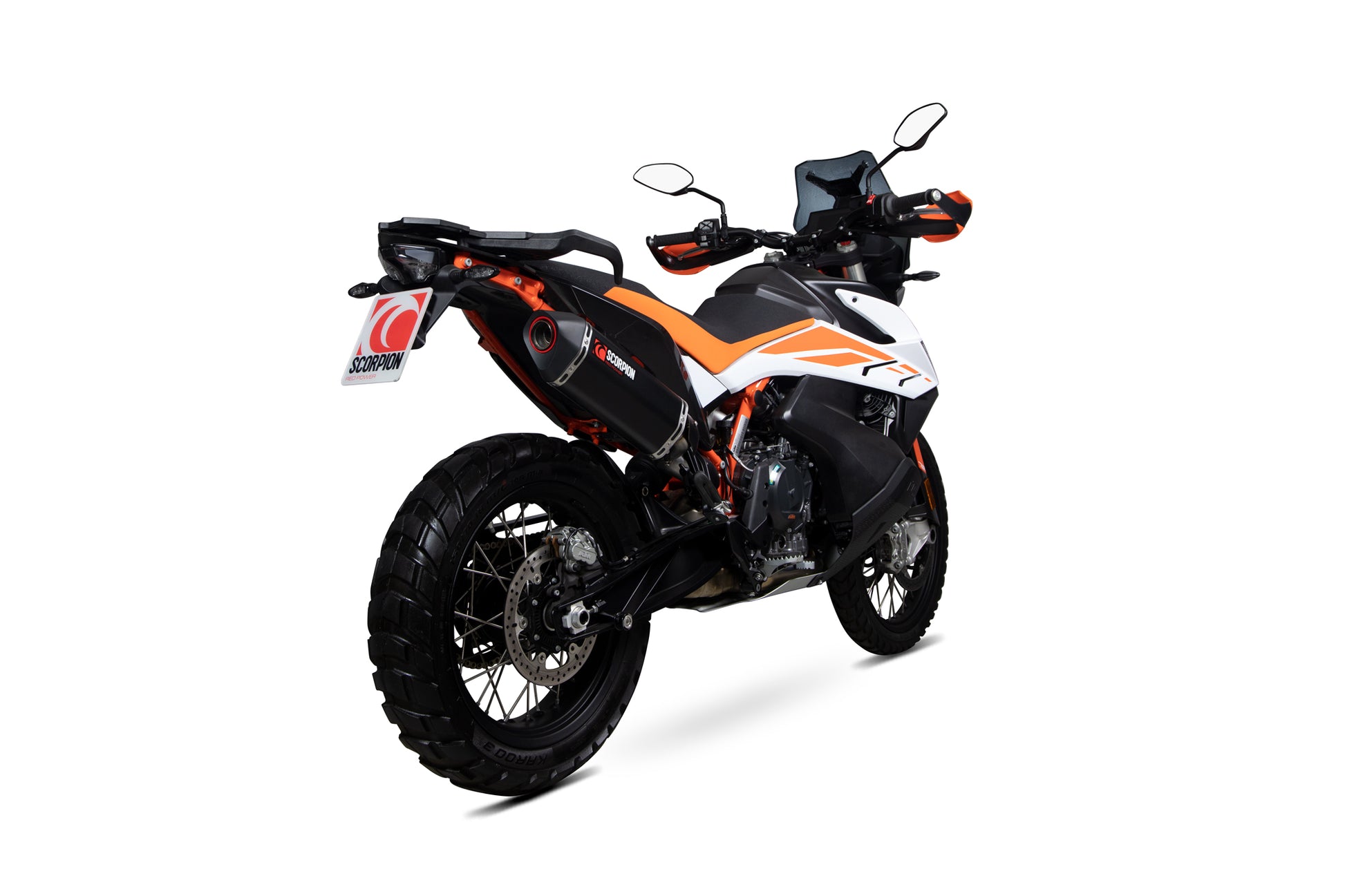 Scorpion RKT91BCER KTM Serket Parallel Slip-On - Black Ceramic Coated Sleeve (Adventure 790 / Adventure 790 R) | ML Performance EU EU
