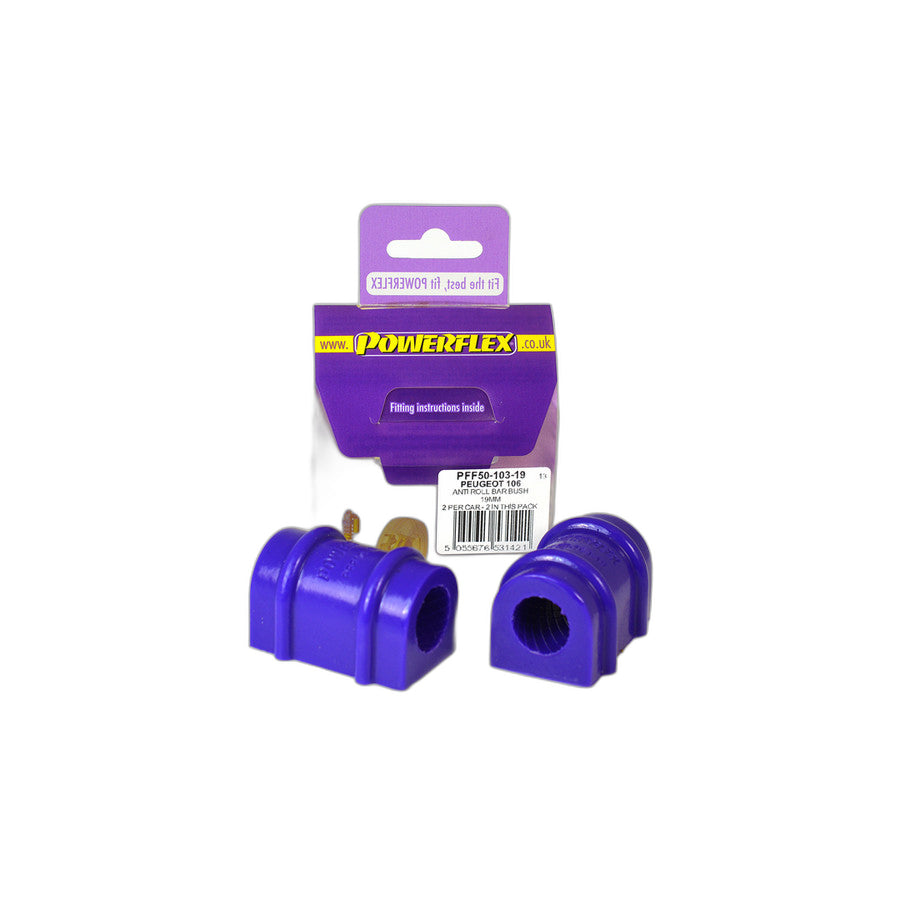 Powerflex PFF50-103-19 Peugeot Citroen Anti Roll Bar Bush 19mm (Inc. Peugeot 106 GTi/Rallye, Saxo, AX) | ML Performance EU Car Parts