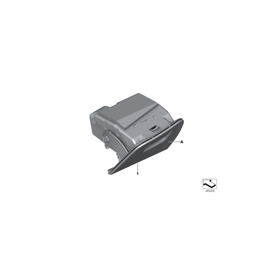 Genuine BMW 51457992327 G31 F90 G30 Stor.Comp.F.Dashb.Leather Driver's Side INDIVIDUAL (Inc. 530dX, 530d & 530i) | ML Performance EU