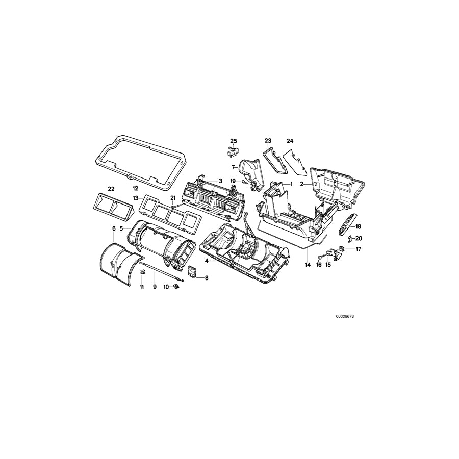 Genuine BMW 64118390064 E34 Cover (Inc. 525i, 524td & 520i) | ML Performance EU Car Parts