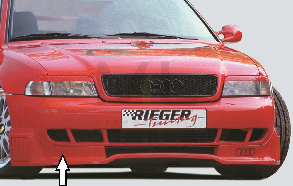 Rieger 00055011 Audi B5 A4 Front Splitter 1 | ML Performance EU Car Parts