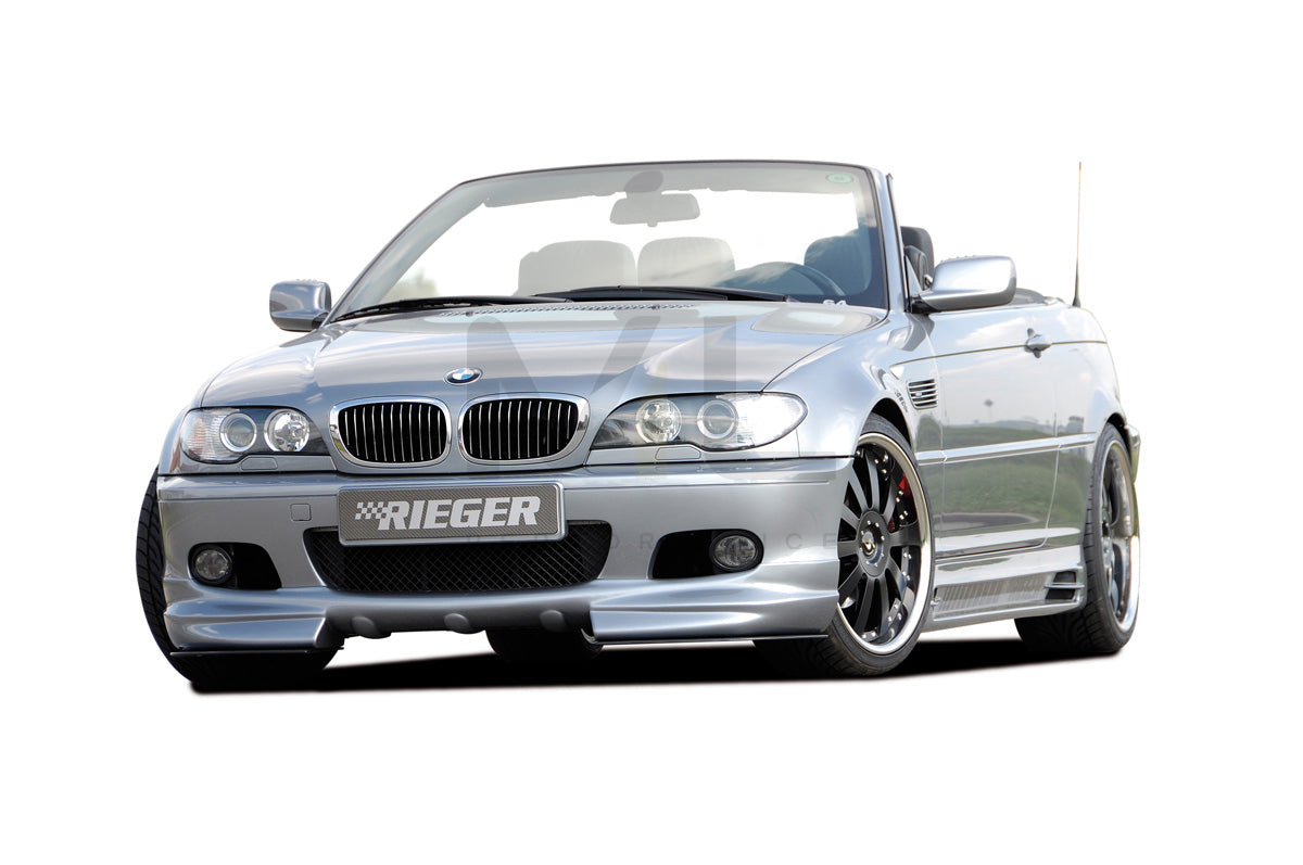 Rieger 00050118 BMW 3 Series E46 Front Splitter 3 | ML Performance EU Car Parts