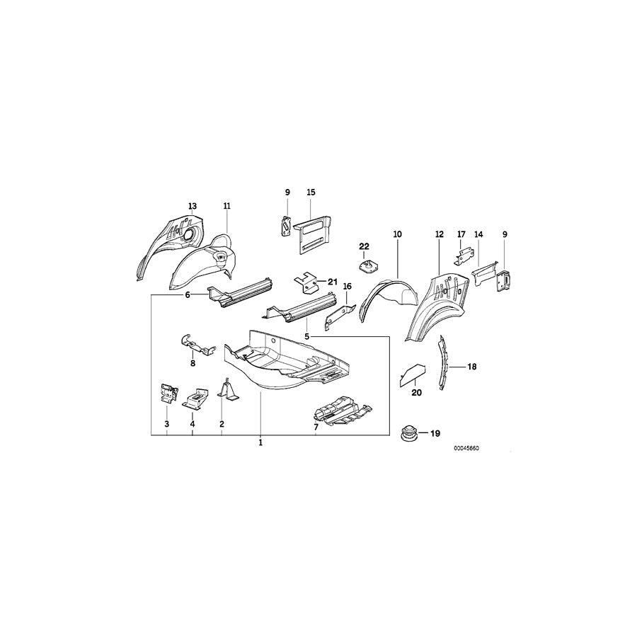 Genuine BMW 41118171144 E36 Supporting Fork F Absorber Element (Inc. 325i, 328i & 323i) | ML Performance EU Car Parts