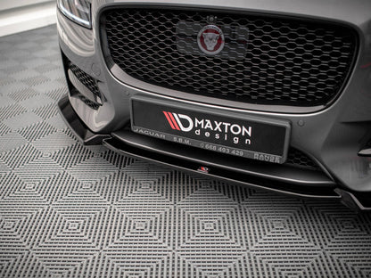 Maxton Design Jaguar Xf R-sport MK2 (2015-2020) Front Splitter V.2