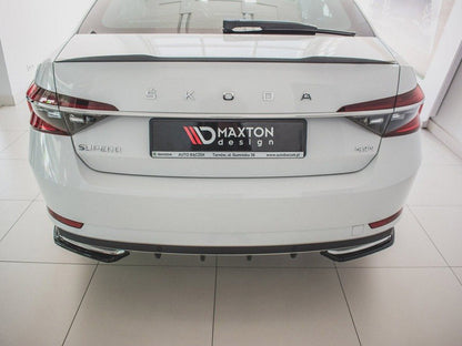 Maxton Design Skoda Superb MK3 Fl Hatchback / Estate (2019-) Rear Side Splitters