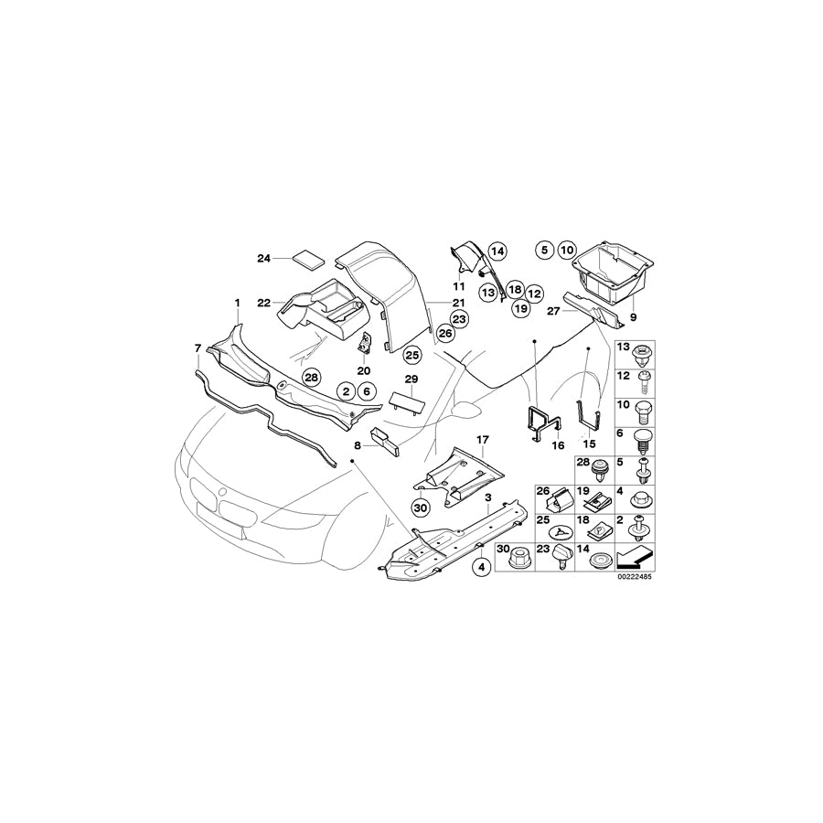 Genuine BMW 51473448318 E86 Base (Inc.  & Z4 M3.2) | ML Performance EU Car Parts