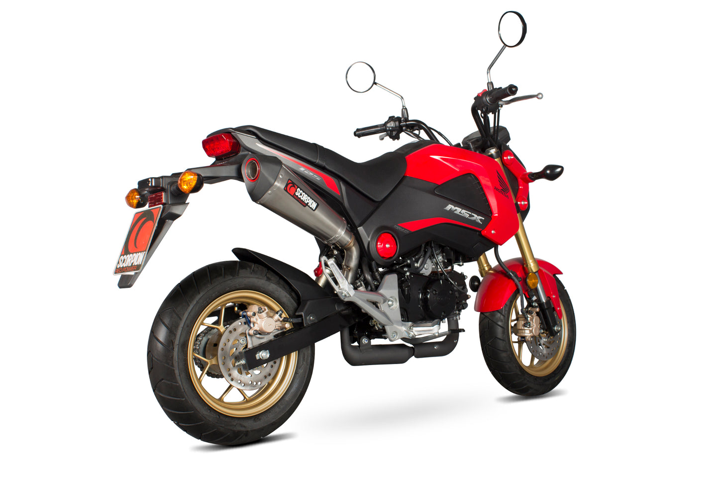 Scorpion RHA170SEO Honda MSX125 Grom Serket Taper Slip-On - Brushed Stainless Steel Sleeve | ML Performance EU EU