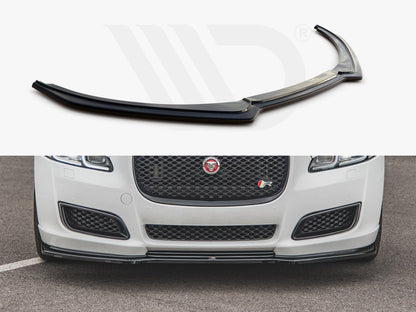 Maxton Design JA-XJ-4F2-FD1T Front Splitter Jaguar Xj X351 Facelift | ML Performance UK Car Parts