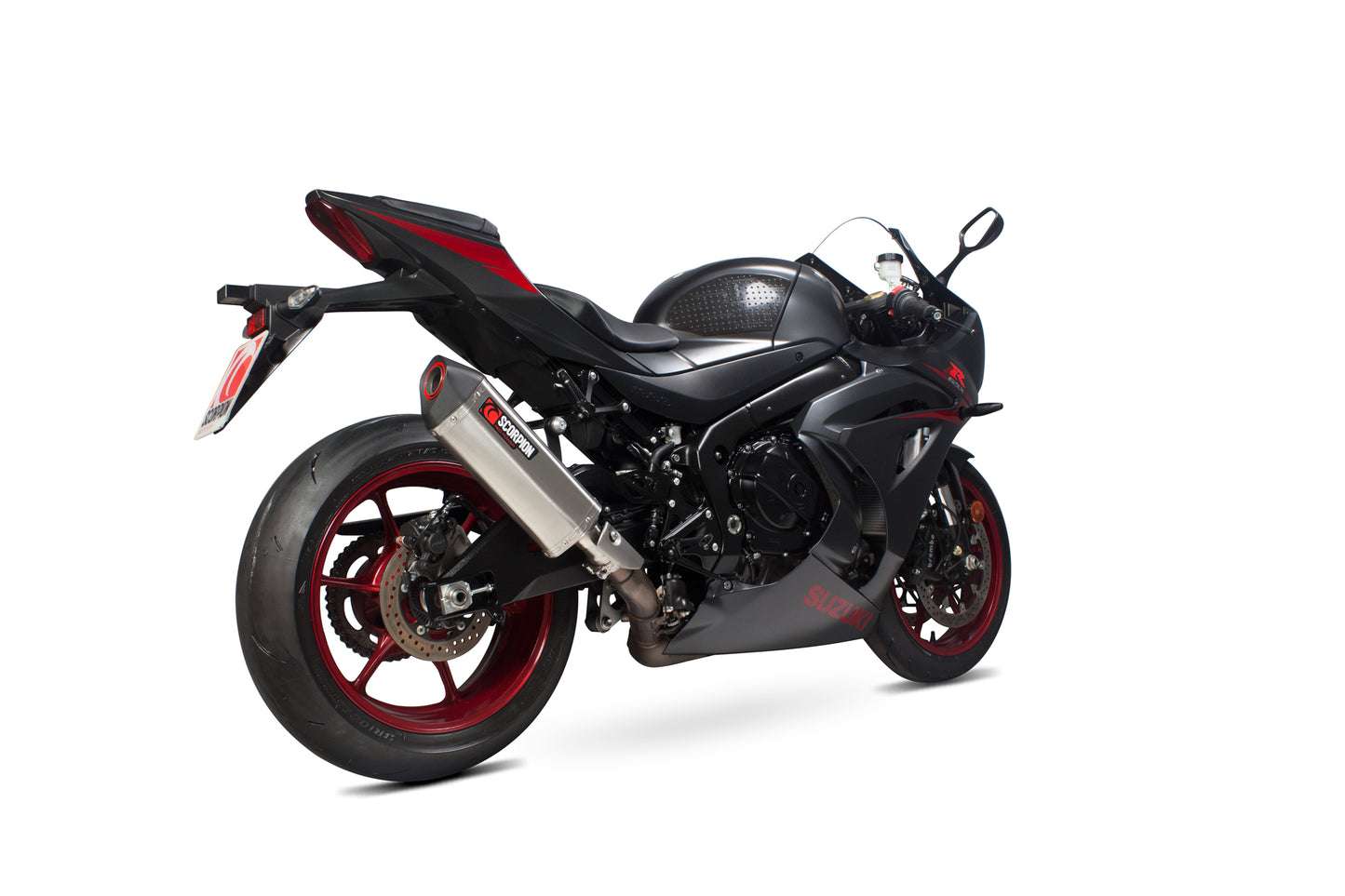 Scorpion RSI123SEO Suzuki GSX-R1000 Serket Parallel Slip-On - Brushed Stainless Steel Sleeve | ML Performance EU EU