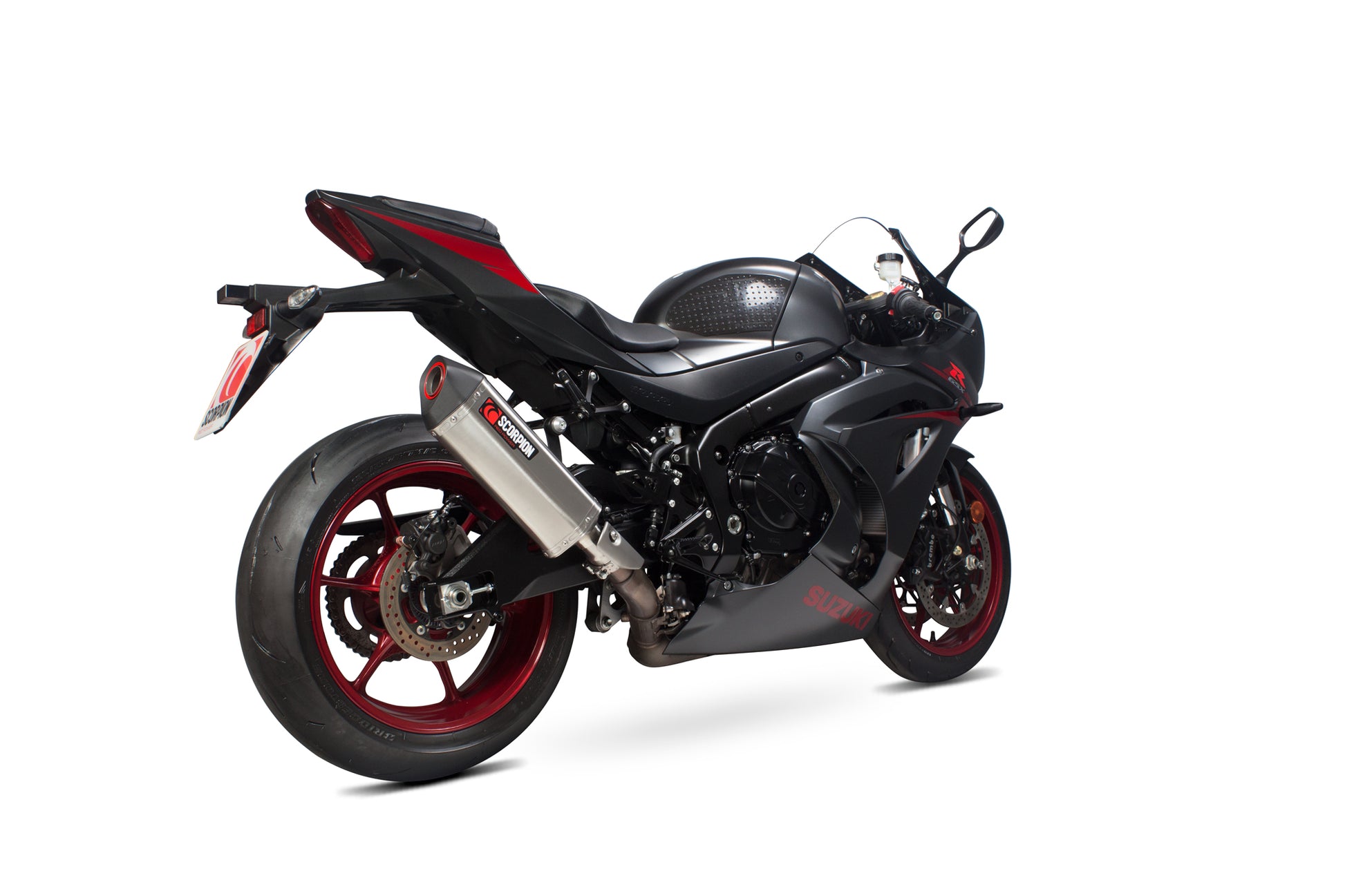 Scorpion RSI123SEO Suzuki GSX-R1000 Serket Parallel Slip-On - Brushed Stainless Steel Sleeve | ML Performance EU EU