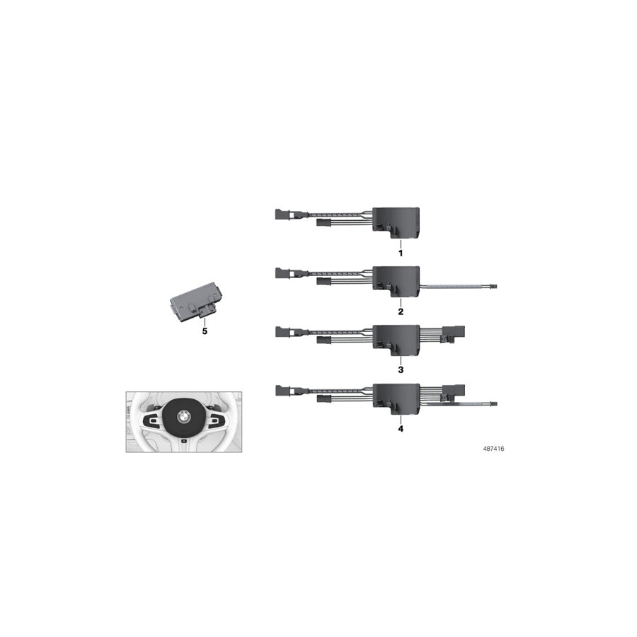 Genuine BMW 61317857782 F91 M F90 Control Unit, Steering Wheel Electronics (Inc. X3 M, X4 M & M5) | ML Performance EU