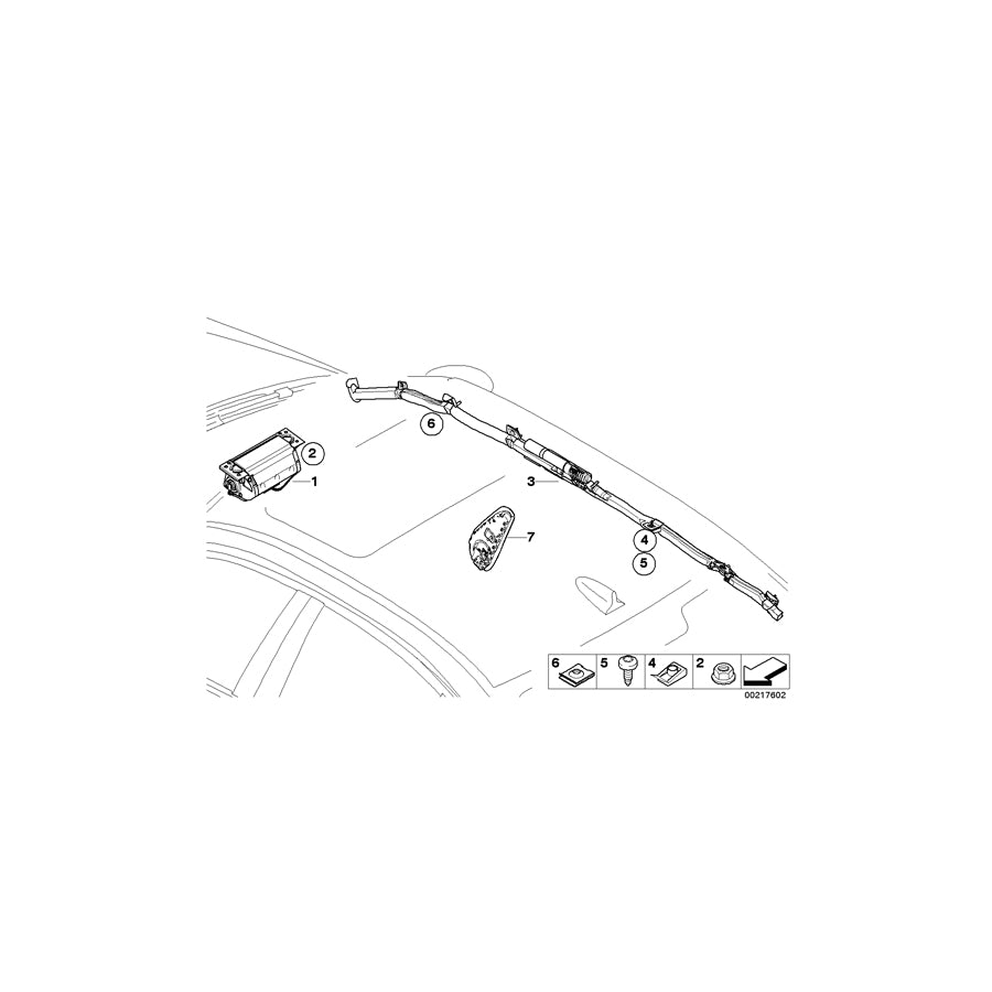 Genuine BMW 72127153619 E90 E91 Side Airbag, Front Left Seat (Inc. 328i, 335xi & 325xi) | ML Performance EU Car Parts