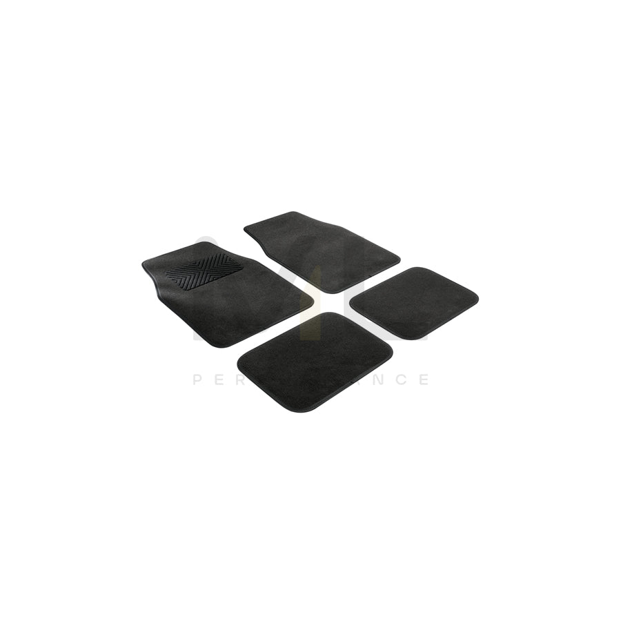 WALSER Universal fit, Magic 29021 Floor mat set PP (Polypropylene), Front and Rear, Quantity: 4, Black | ML Performance Car Parts