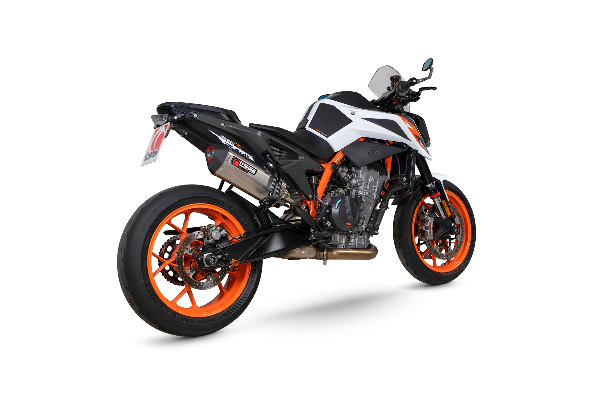Scorpion RKT94TEO KTM 890 Duke Serket Parallel Slip-On - Titanium Sleeve | ML Performance EU EU