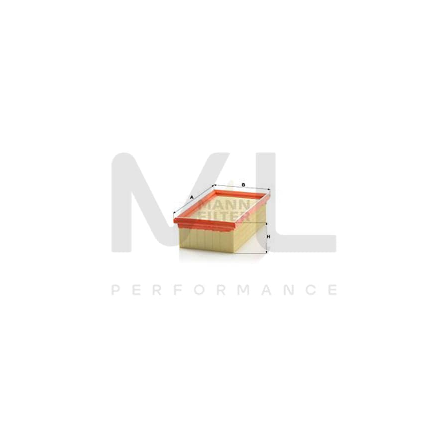 MANN-FILTER C 2163 Air Filter Filter Insert | ML Performance Car Parts