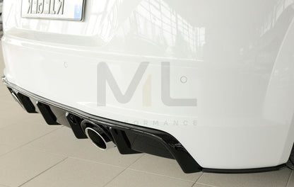 Rieger 00055178 Audi 8J-FV 8S Rear Side Splitter (TT & TTS) 6 | ML Performance EU Car Parts
