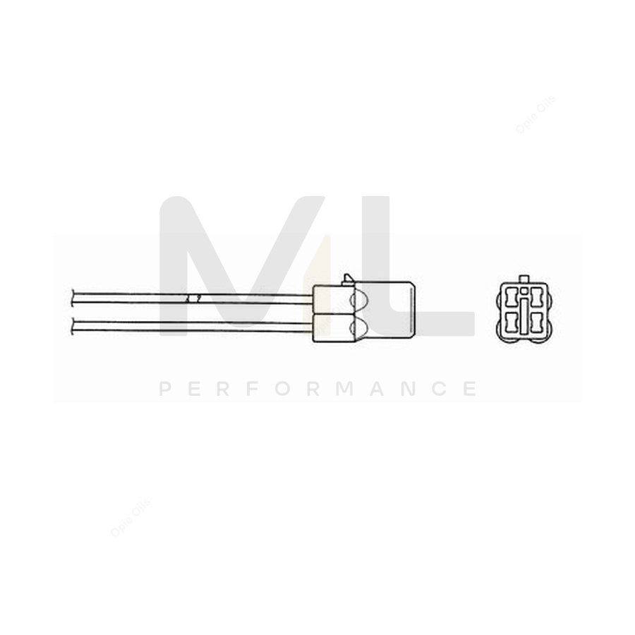 NTK Lambda Sensor - Oxygen / O2 Sensor OZA726-EE9 (NGK 90019) | ML Car Parts UK | ML Performance