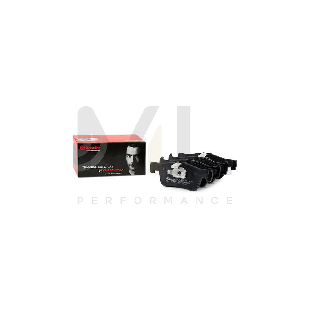 Brembo P 06 078 Brake Pad Set Prepared For Wear Indicator, With Anti-Squeak Plate, With Piston Clip | ML Performance Car Parts